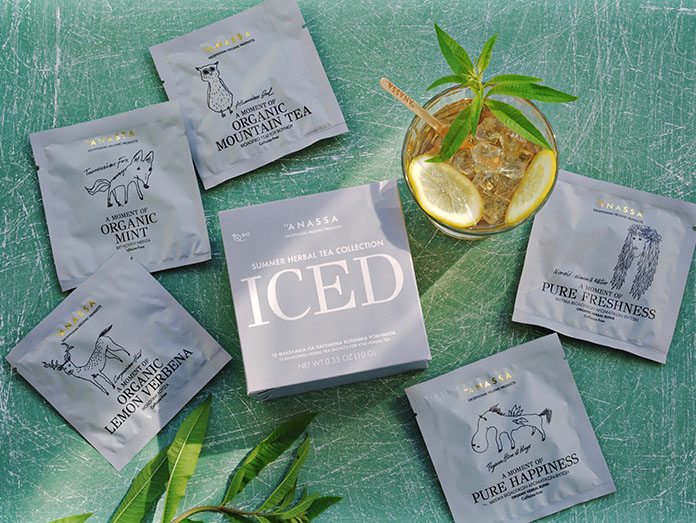 Anassa Iced: The refreshing herbal tea sachets